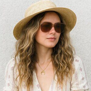 Vintage 1970s Brown Oversized Sunglass Frames